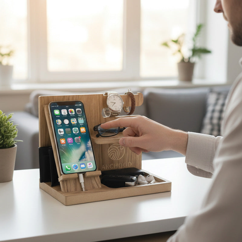 حامل ومنظم الهاتف والاكسسوارات