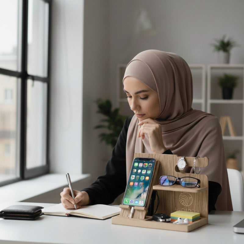 حامل ومنظم الهاتف والاكسسوارات